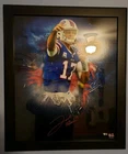 Josh Allen Bills Framed Signed 20" x 24" In-Focus Photograph Autographed