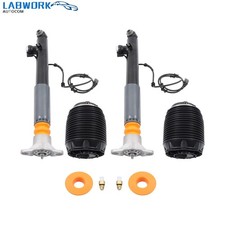 2 Pair Rear Shock Struts & Air Suspension Spring Bags For Hyundai Equus 2011-16