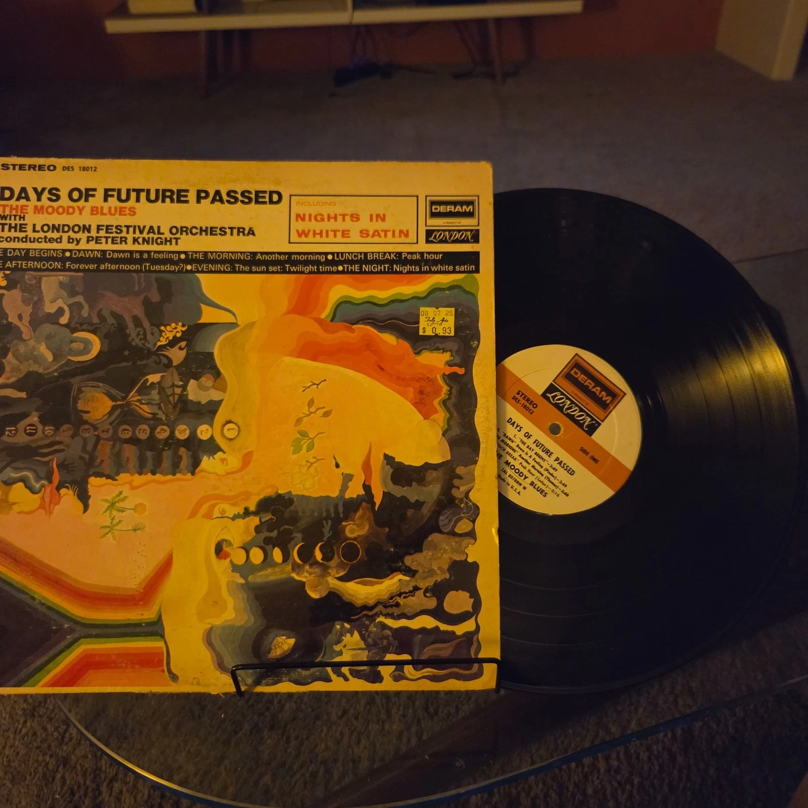 The Moody Blues - Days of Future Passed - LP - Deram DES 18012 - VG