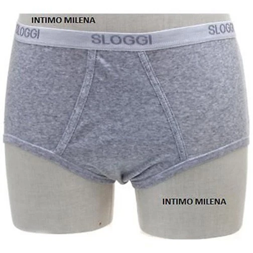 6 PEZZI SLIP UOMO SLOGGI BASIC MAXI CON APERTURA FRONTALE COTONE ELASTICIZZATO - Immagine 3 di 4