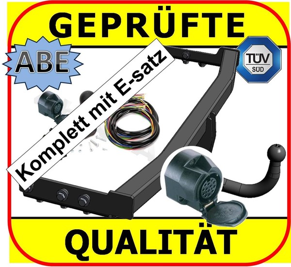 AHK & ES13 FüR Nissan Primera Kombi WP12 2002- AnhäNgerkupplung E-Satz Komplett-image