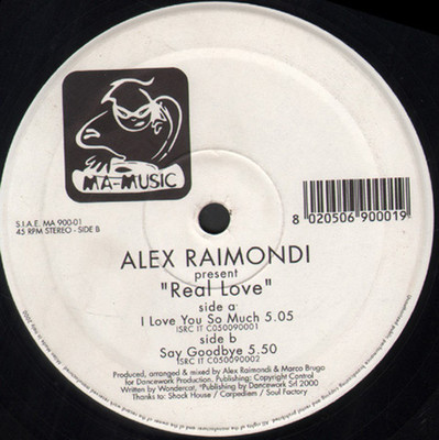 ALEX RAIMONDI - real love - Ma-Music - 2000 - Italy - Ma 900-01 | eBay ...