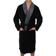 Mens Robe -Bathrobe - Coral Fleece Thick Very Soft & Warm - '' 5 Day Delivery ''