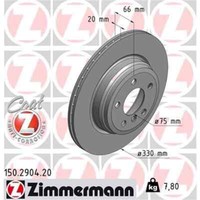 2X Zimmermann Bremsscheibe 150.2904.20