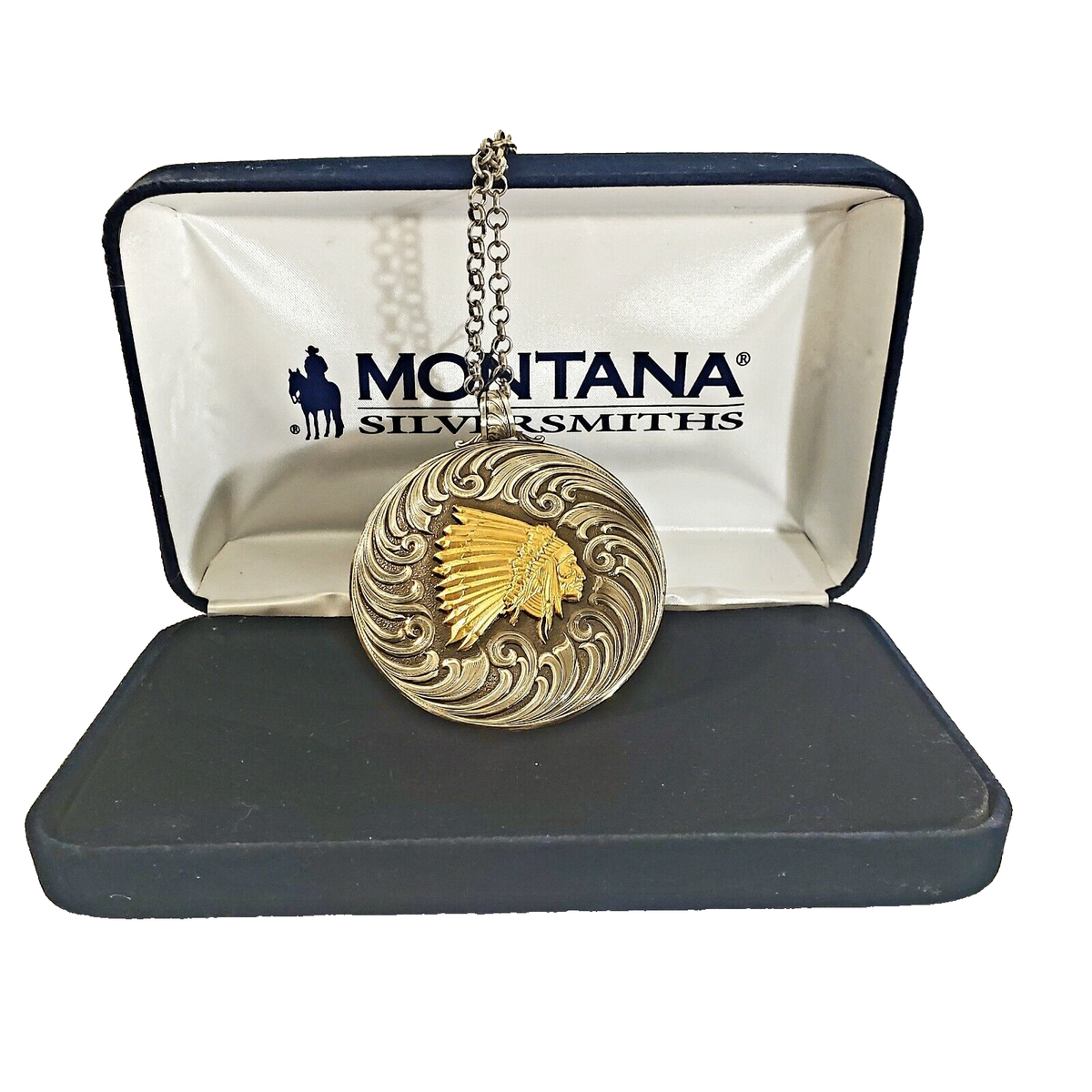 Pendentif Chef Indien Montana Silversmiths - Regard Vers L'avenir, Neuf