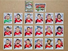 Panini World Cup 2018 Russia Stickers - Egypt Complete Team