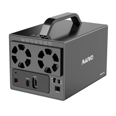 MAIWO 4 Bay Hard Drive RAID Enclosure for 3.5 inch SATA HDD with HD-MI Port, ...