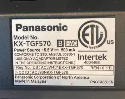 Jual Telepon Wireless Panasonic KX-TGF575 Wireless Phone Panasonic KX