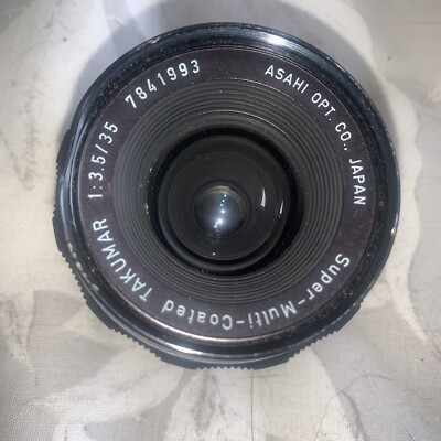 ASAHI SUPER - MEHRSCHICHTIGES TAKUMAR-OBJEKTIV 35 mm f3,5 - M42 SCHRAUBENHALTERUNG