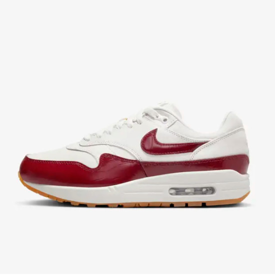 Nike Womens Air Max 1 87 Sail/Team Red (FJ3169-100) Скоростной корабль