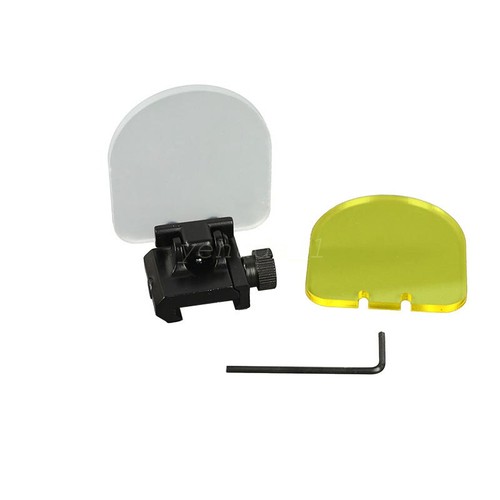 Airsoft Lens Sight Protector Cover Shield w/20mm Rail Mount For Ri/fle Scope - Picture 10 of 10