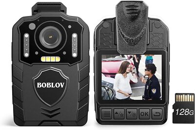 BOBLOV KJ25 2K Body Camera Audio Video Record Policde Camcorder Law Enforcement