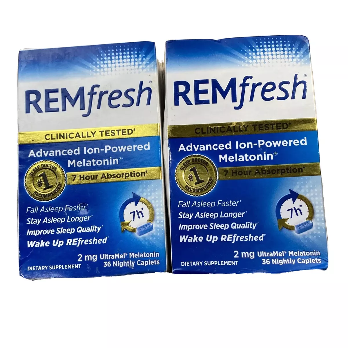 REMfresh 2mg Advanced Melatonin Sleep Aid Supplement