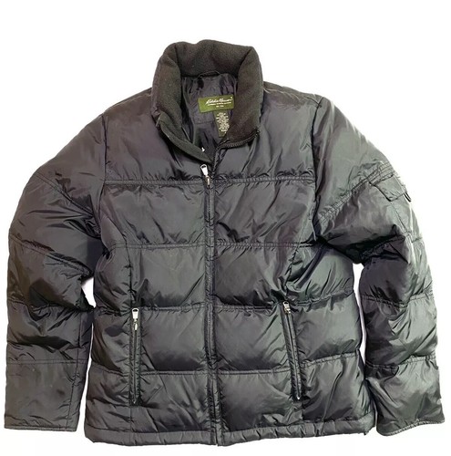 EDDIE BAUER Black Warm GOOSE DOWN 