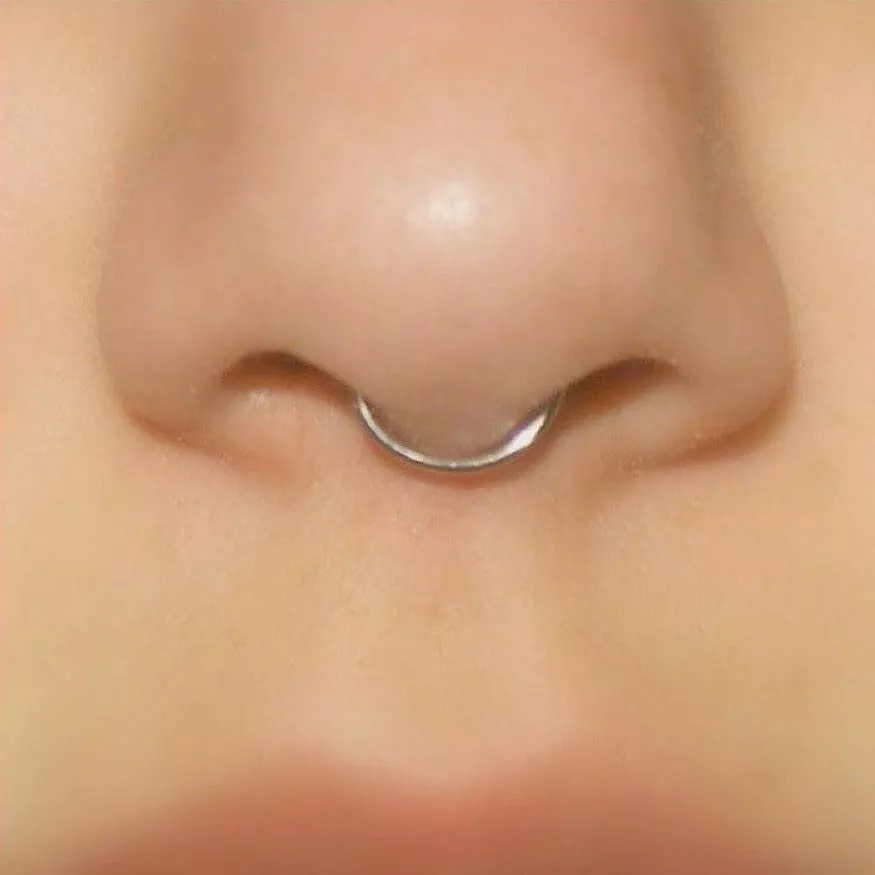 Tight septum shop ring