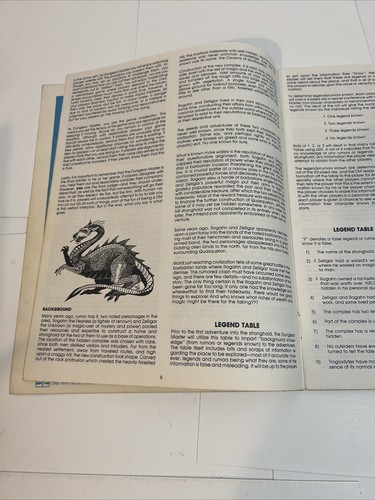 In Search of the Unknown - PLAY COPY (Dungeons & Dragons Module B1) TSR 9023 - Picture 14 of 15
