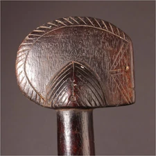 13585 # Biiga Mossi Doll Kaia Burkina Faso Top Patina 45 Cm