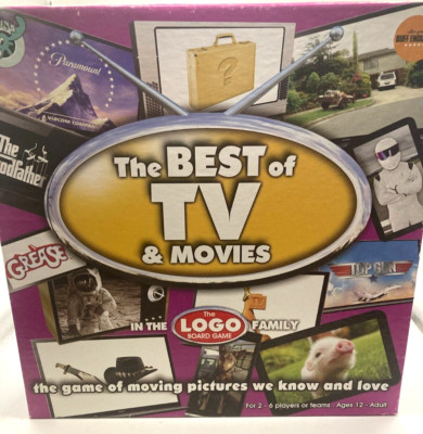 Best of TV and Movies Board Game - The LOGO Board Game - By Drumond Park 2009