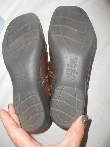 Woman's Life Stride Rich Brown Baby Jane Flats 6.5 - Picture 7 of 8