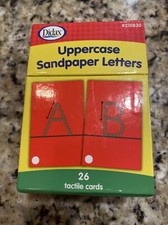 Didax Tactile Sandpaper Uppercase Letters 210830