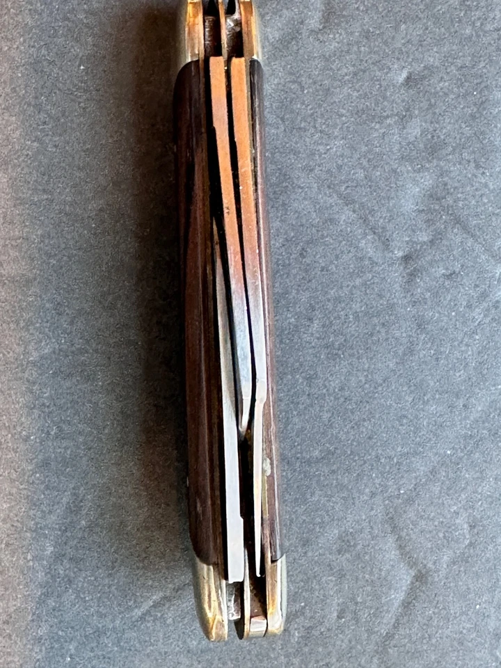 Navaja de bolsillo Edge Mark Explorer 11-174 de colección años 80 Japón excepcional Foto 4 de 4