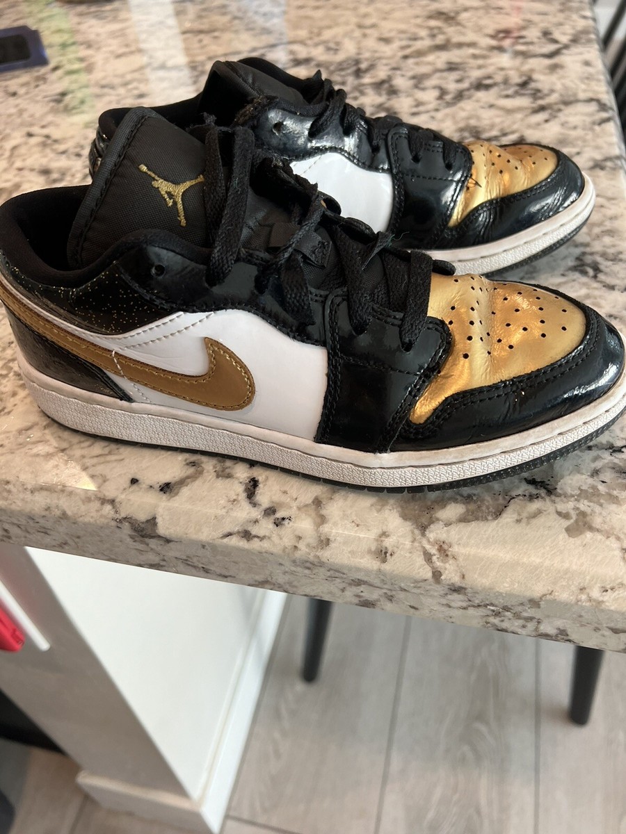 Juniors Nike Air Jordan 1 Low SE (GS) - DR6970 071 - Black