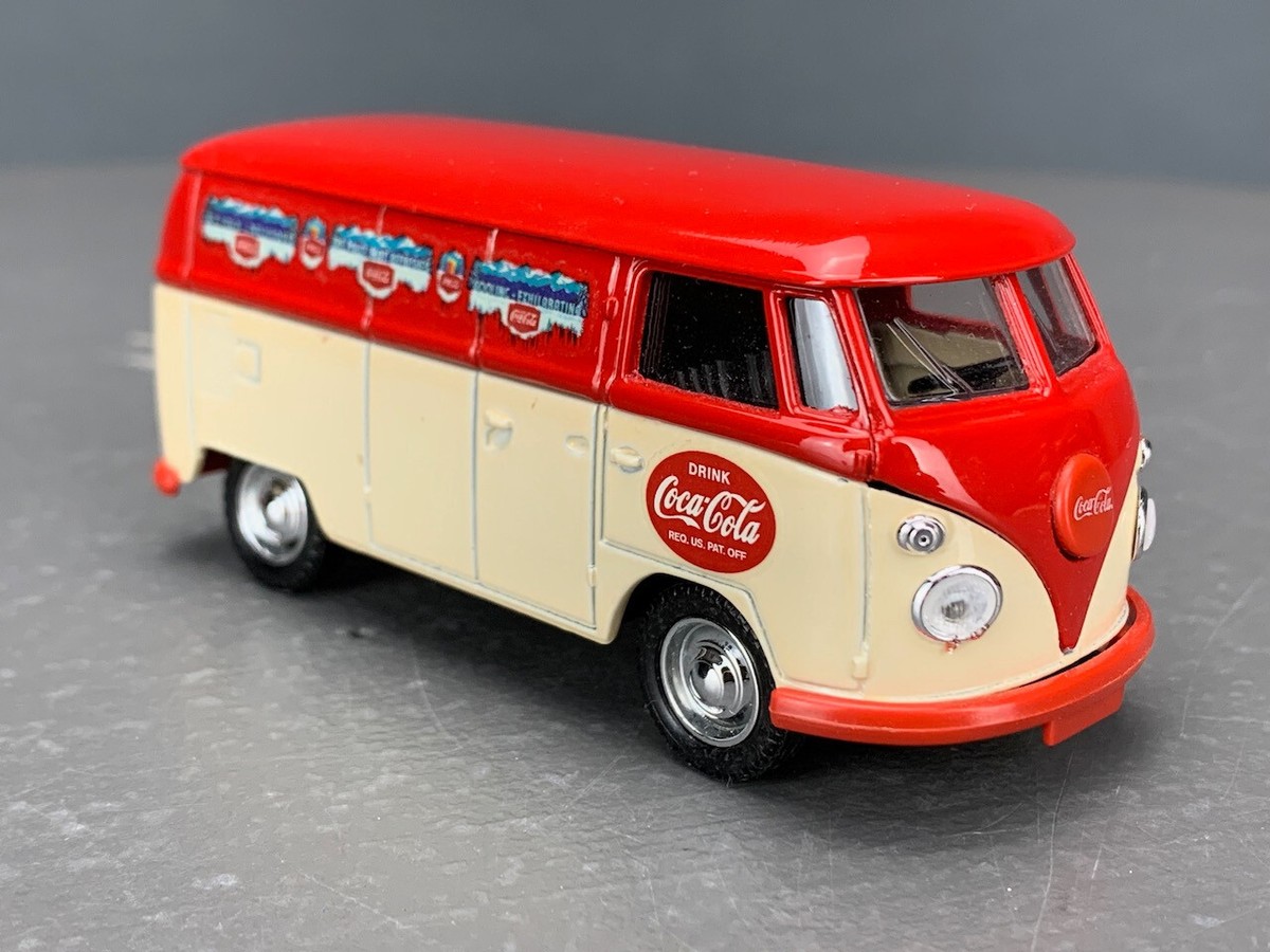 ◉ 希少　ビッグサイズです！1/19 VW COMBI コカコーラ　solido フランス ソリド（solido） フォルクスワーゲン コンビ
