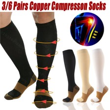 Compression Socks 20-30 mmHg Medical Althetic for Edema, Diabetic, Varicose Vein