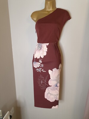 bodycon dress ted baker NIMALA One Arm Ted Size 2 UK SIZE 10 Little Star | Cream HS25JUNE and is completed with COLOR:Soft Yellow