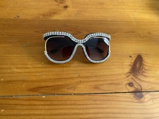 Bling Rhinestone Sunglasses Women Fashion Cat Eye Shades Party Gift