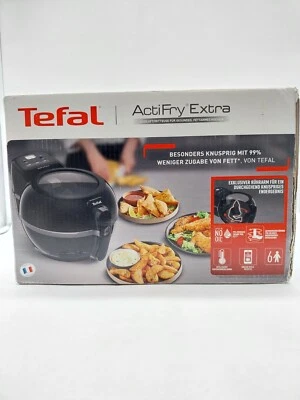 Tefal ActiFry Extra FZ722815 1500W Heißluftfritteuse Schwarz Airfryer #KT7110X- - Bild 1 von 4
