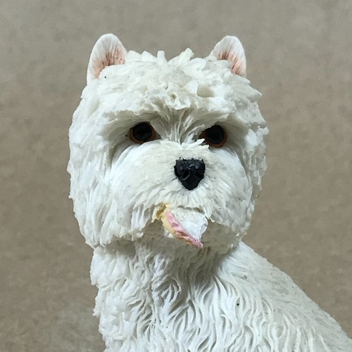 Sherratt and Simpson West Highland Terrier Happy Anniversary Cake Figurine 55691 - Picture 5 of 6