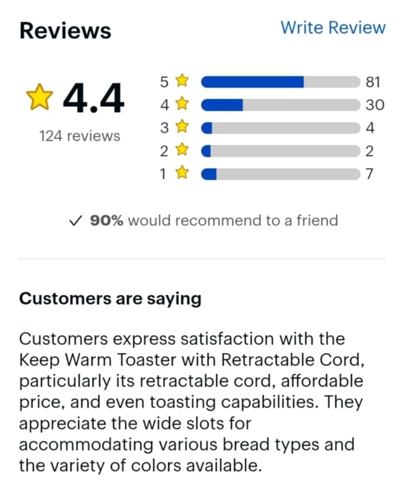 Hamilton Beach 22810 2-Slice Keep Warm Toaster - Image 4 of 4