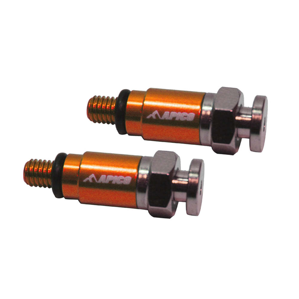 Apico Fork Air Bleeder KTM/ WP FORKS M4x0.7 Orange