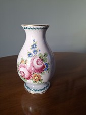 VASE EN FAIENCE DE CLAMECY "R.Colas", h 20 cm, diam.