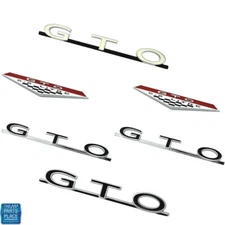 1964-1966 Pontiac GTO Emblem Kit Grille Fender Quarter Trunk