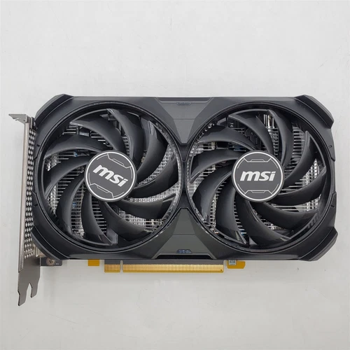 MSI GeForce RTX 4060 Ventus 2X Black 8G OC Graphics Card - 8GB GDDR6X, 128-bit