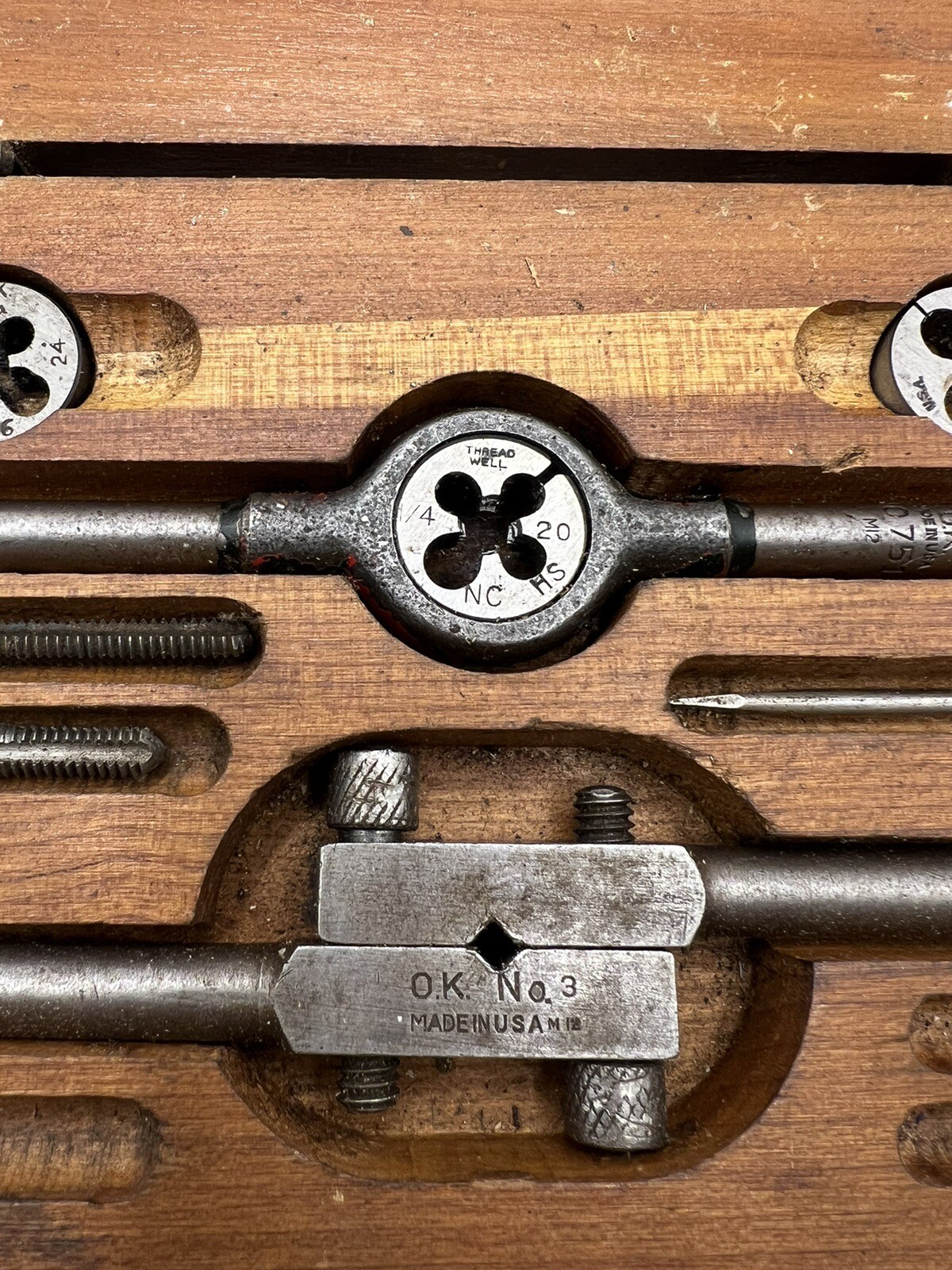 Vintage Greenfield Tap And Die Set, O.K. Round Die eBay