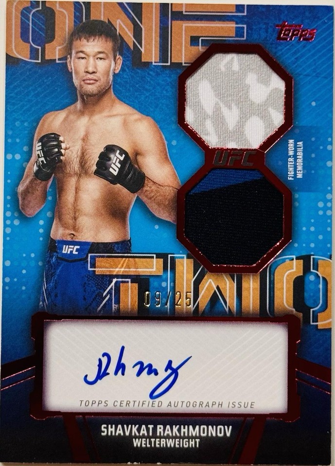2024 Topps UFC Knockout - Shavkat Rakhmonov #OTC-SRV - 1 of 1