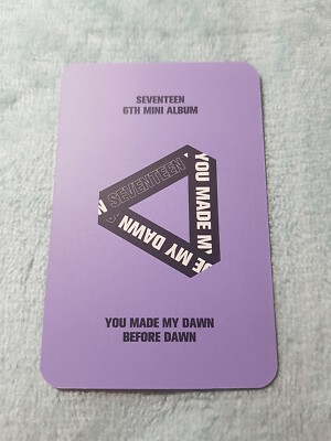 SEVENTEEN 6th Mini Album YOU MADE MY DAWN The8 Type-2 Photo