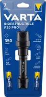 Varta Taschenlampe Led Indestructible F20 Pro Inkl. 2X Aa Batterien 18711