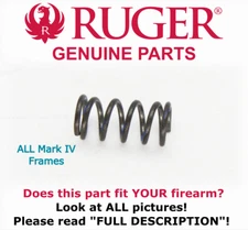 Factory Ruger Bolt Stop Spring for ALL Mark IV versions & MK 4 LITE