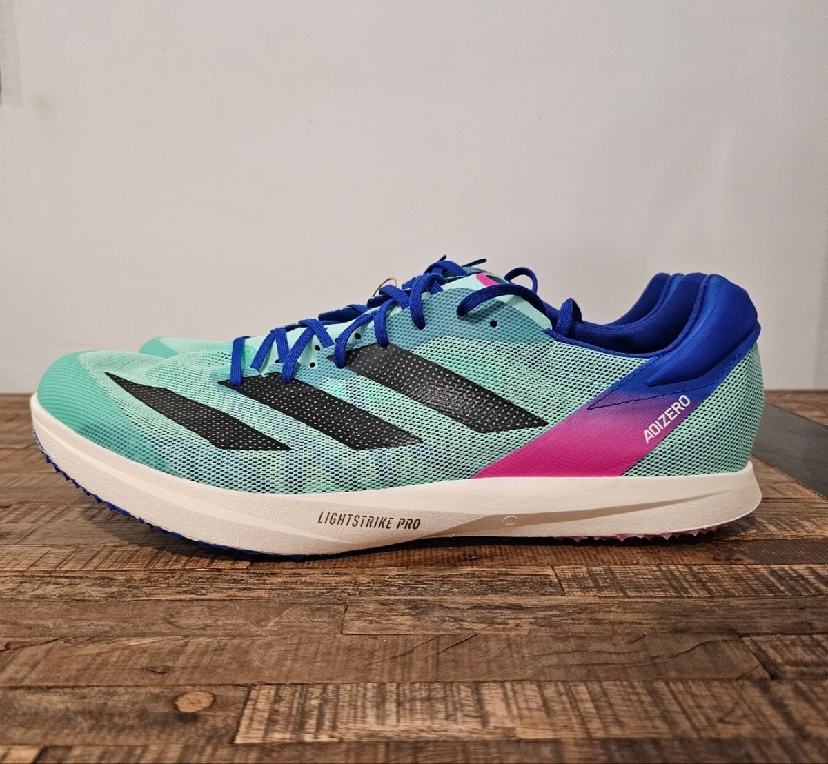 Size 12.5 - adidas Adizero Avanti TYO Pulse Mint Lucid Blue | eBay