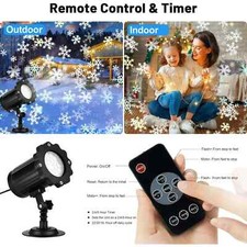 Christmas Projector Lights Outdoor with Remote Control Timer, IP65 Waterproof
