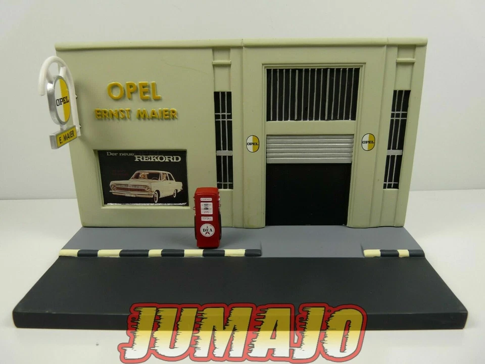 DIO5 Diorama 1/43 Eaglemoss GARAGE OPEL Résine 15 cm sur 11 cm de haut - Photo 3/4