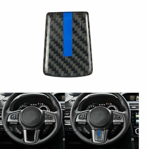Steering Wheel Cover Sticker Trim Pour For Subaru Forester 16-2018 Carbon Fiber - Bild 3 von 4