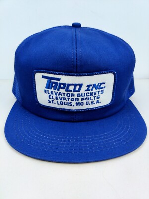 Vtg K Products USA MADE Tapco Inc Farm Patch Trucker Hat Snapback Cap Vintage...