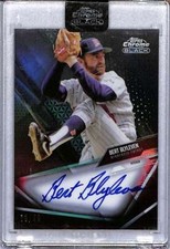 2021 Topps Chrome Black #CBA-BBL Bert Blyleven Autographs Green #/99  Baseball C