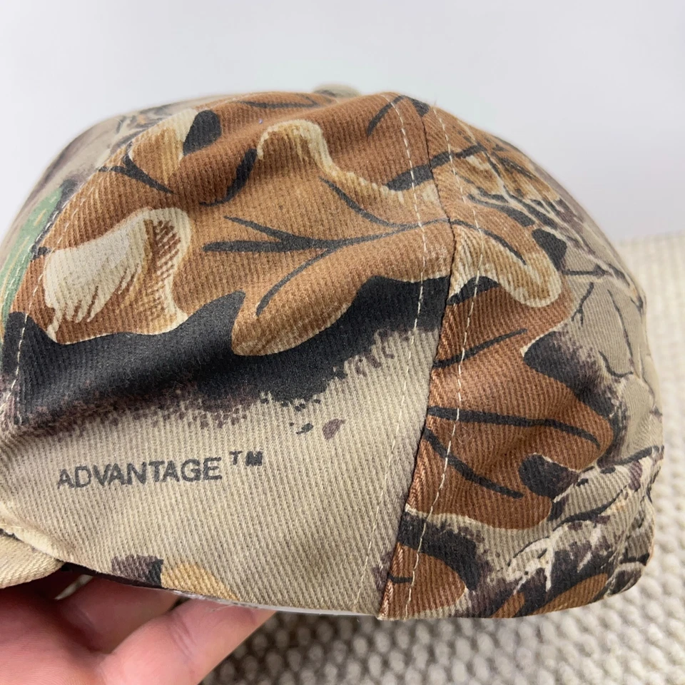De colección Wrangler Resistente Ropa Camuflada Sombrero Gorra Correa de Cuero Trasera Años 90 Y2K Camiseta Patín Foto 4 de 4