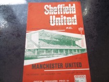 Sheff Utd v Man Utd. Season 1966/67. 26/12/66